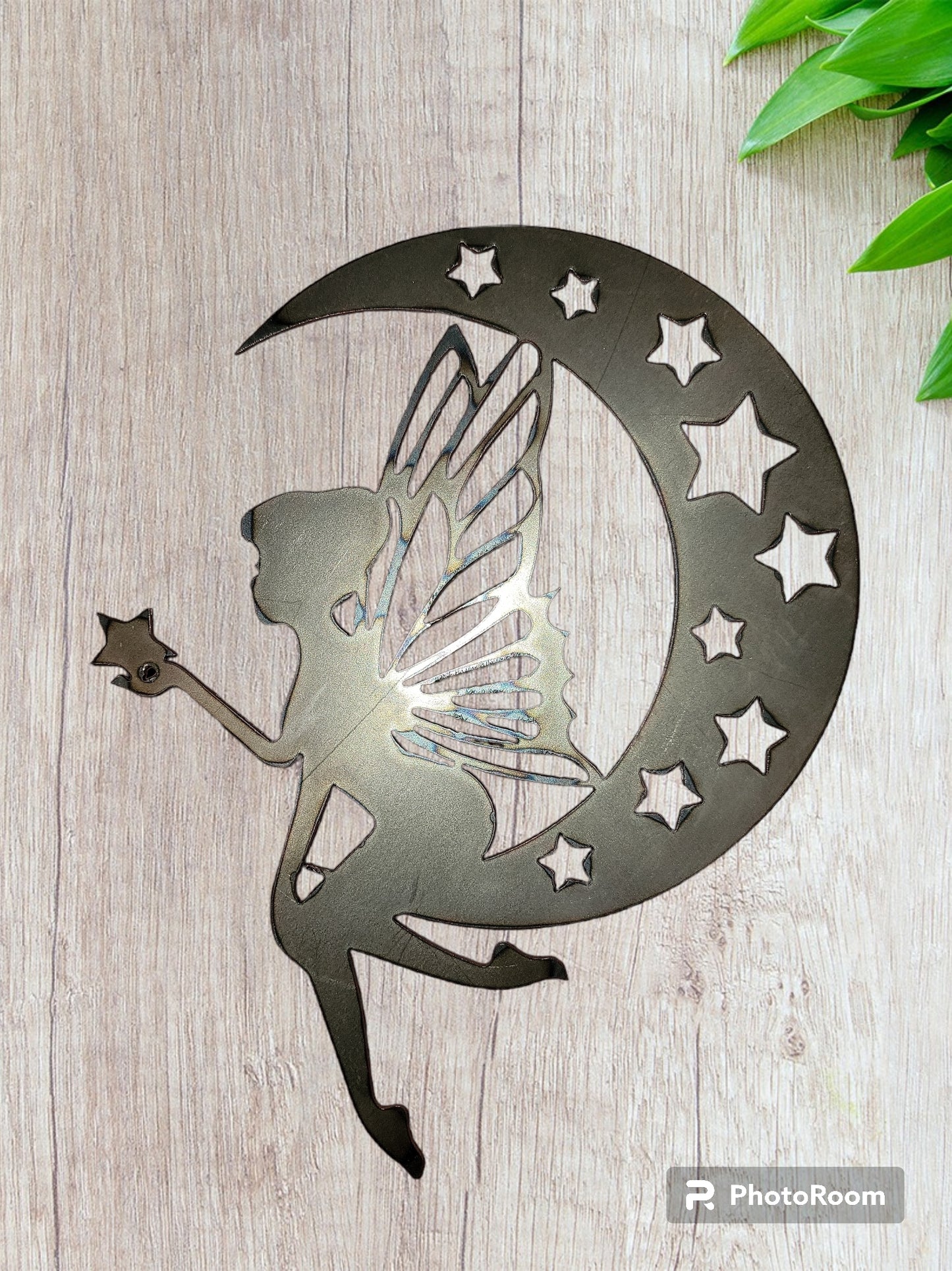 Fairy on moon with stars