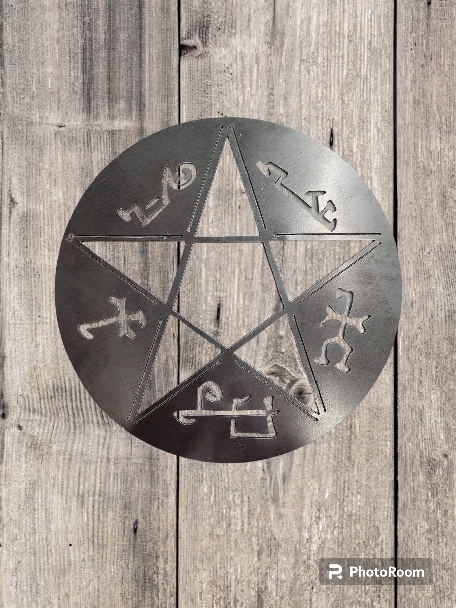 Devil's Trap Sign/Hot Plate